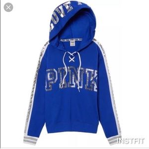 Victorias Secret Pink Pullover Hoodie NWOT